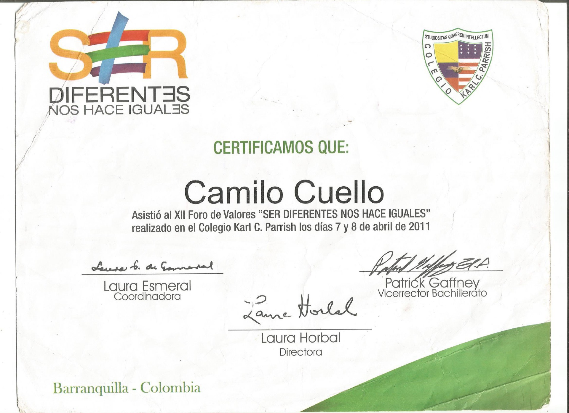 COLEGIO KARL C PARRISH